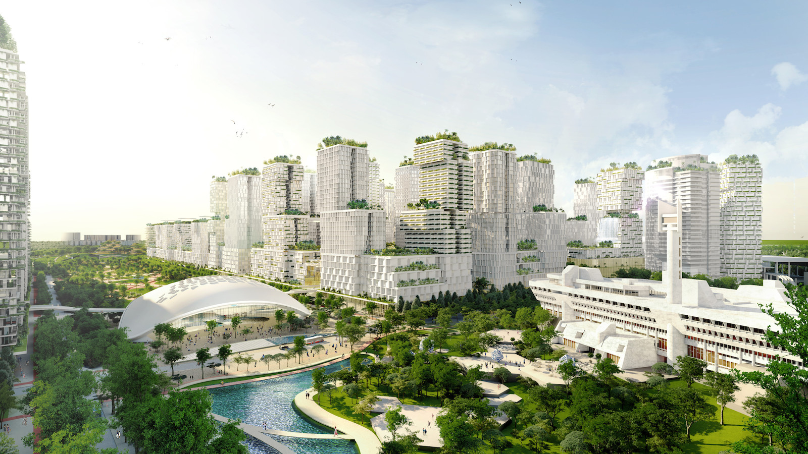 Jurong Lake District Singapur ©  KCAP