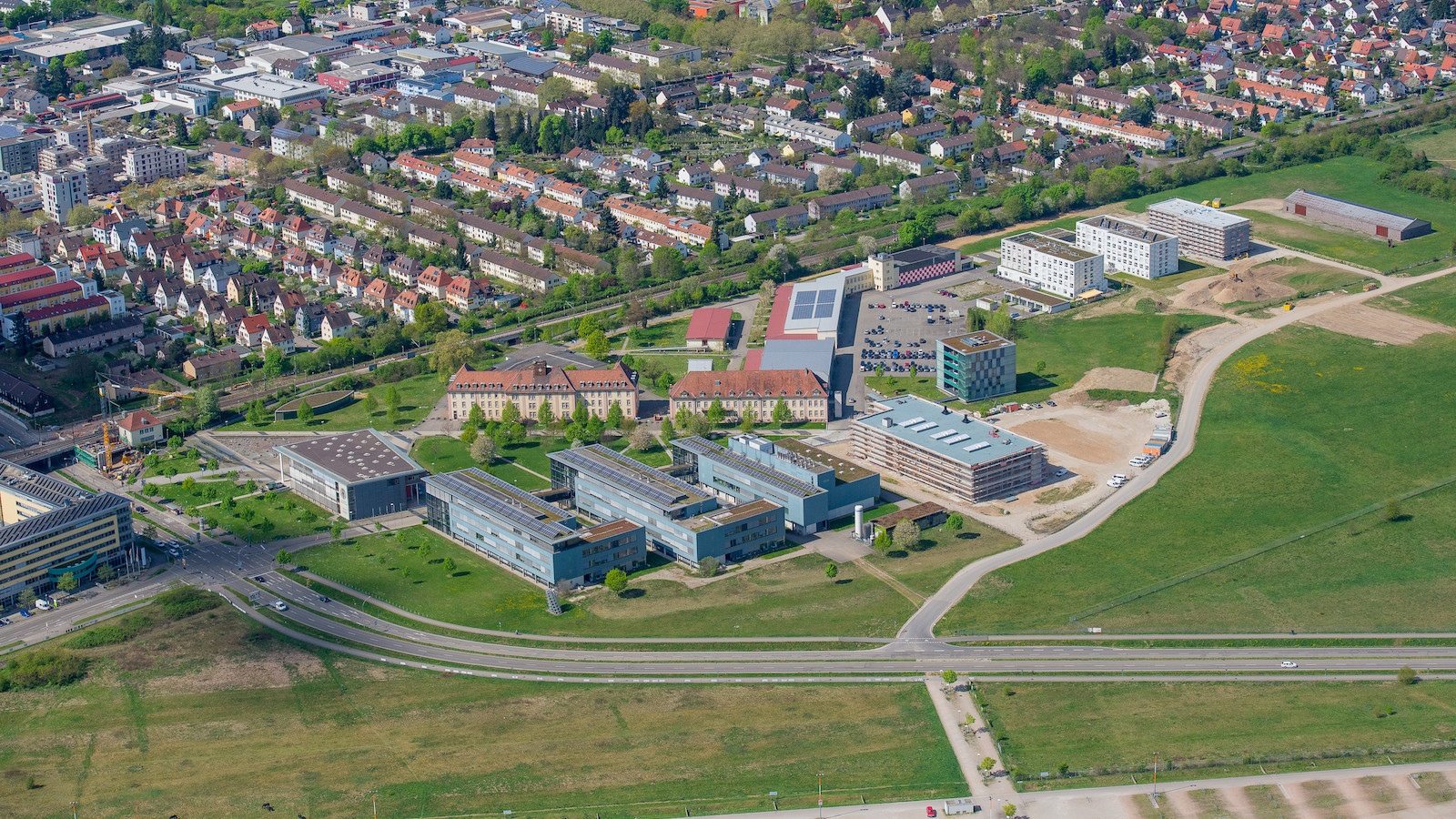Luftbild Campus am Flughafen © Peter Rokosch