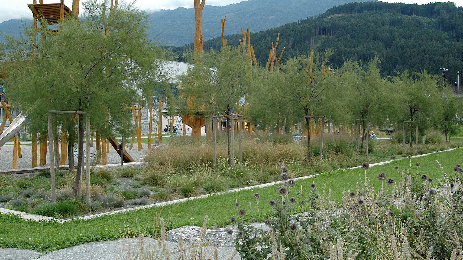 Neunutzung Tivoli in Innsbruck_Familienpark © Landschaftsarchitektur und Ökologie, Angela Bezzenberger