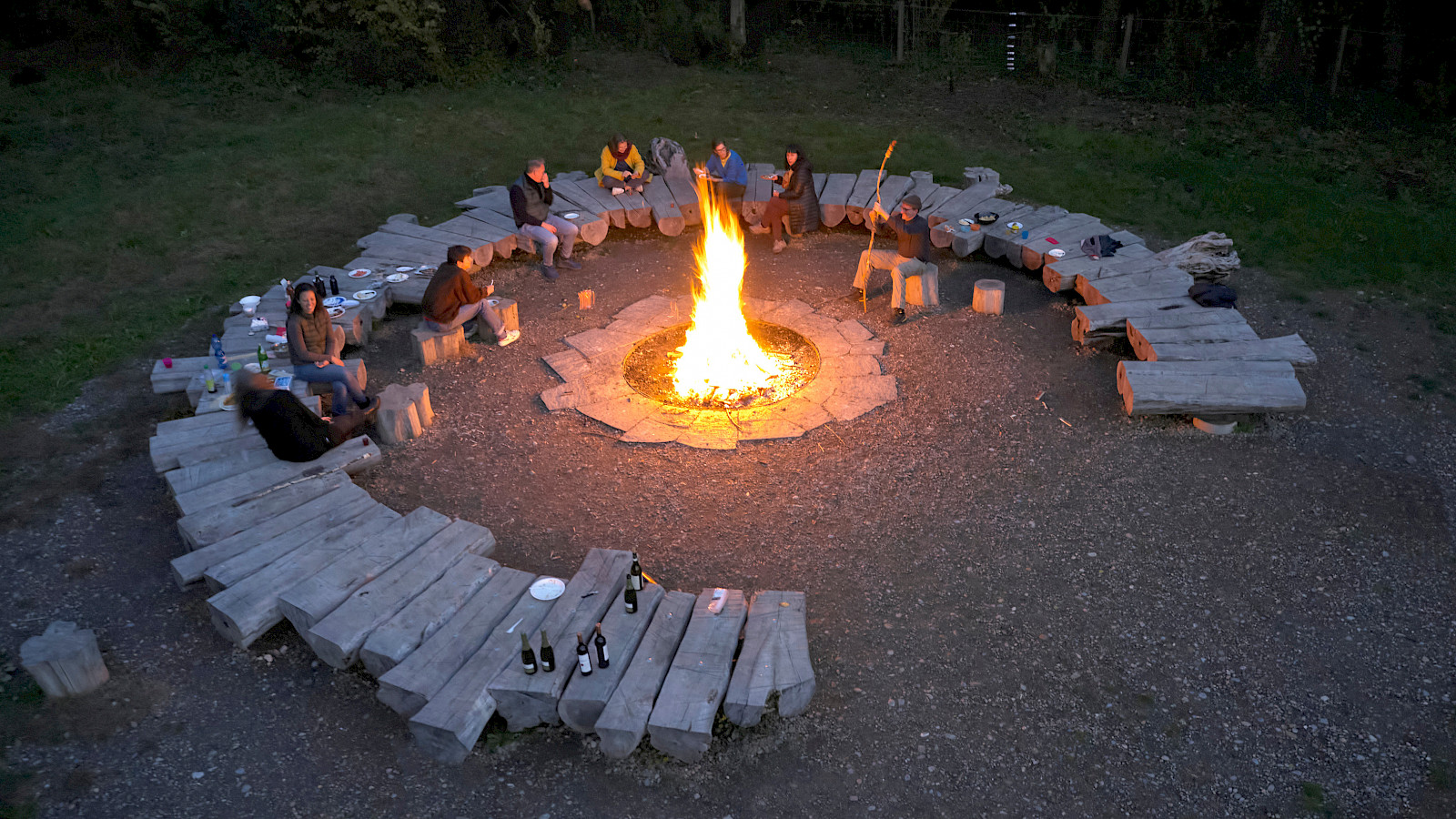 FIRE RING_von oben © Das Bild