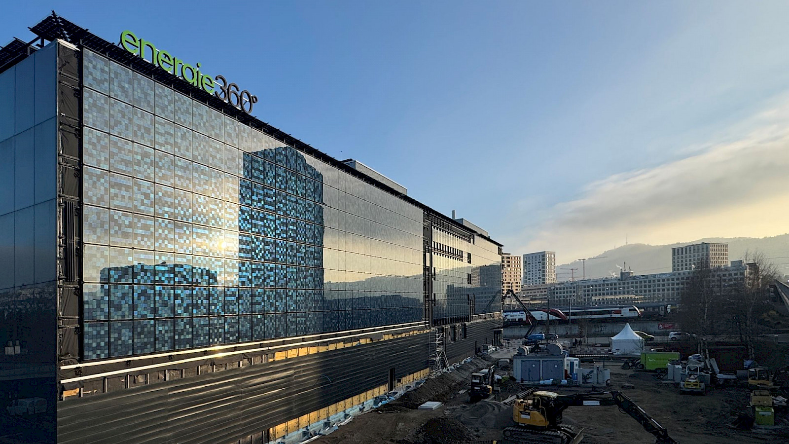 Hauptsitz der 'Energie 360°' in Altstetten © jessenvollenweider architektur