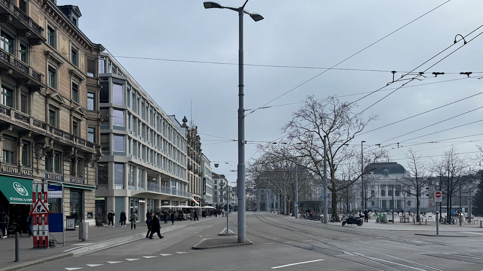 Blick auf Theaterstrasse 12 © jessenvollenweider architektur