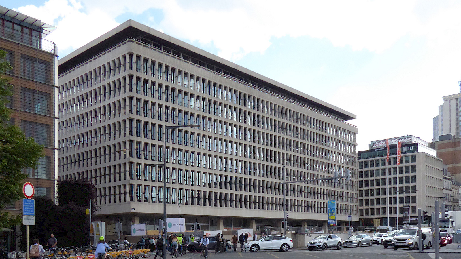 Avenue Marnix 24 Bürogebäude BBL Gordon Bunschaft 1959–1961 © Adrian Ewig